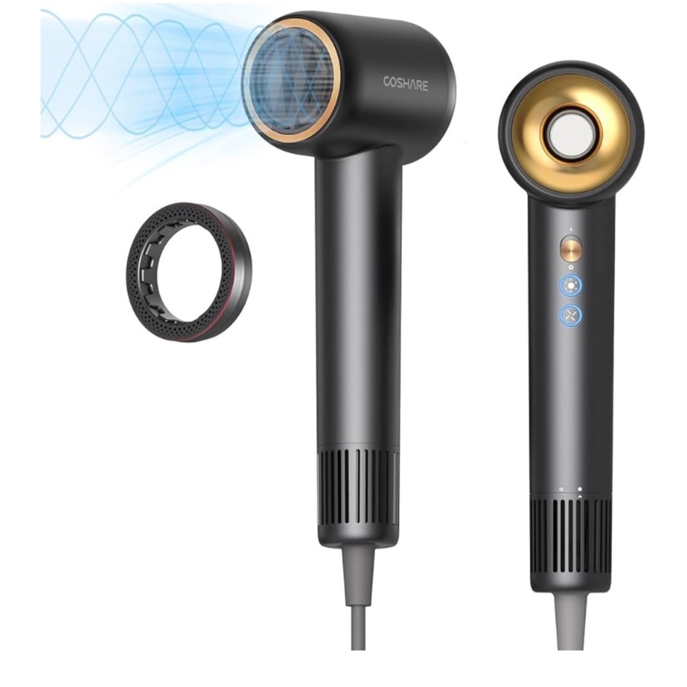 Black and Gold Hair Dryer